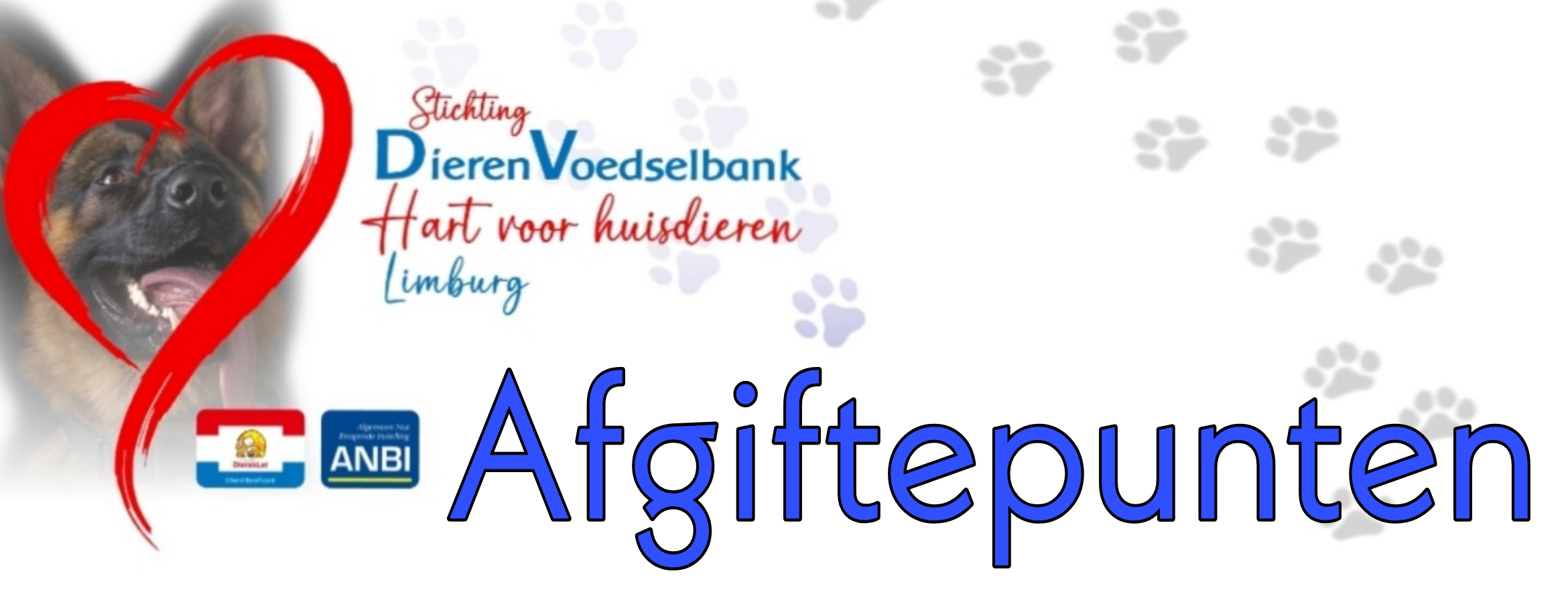 Overzicht afgiftepunten donaties
