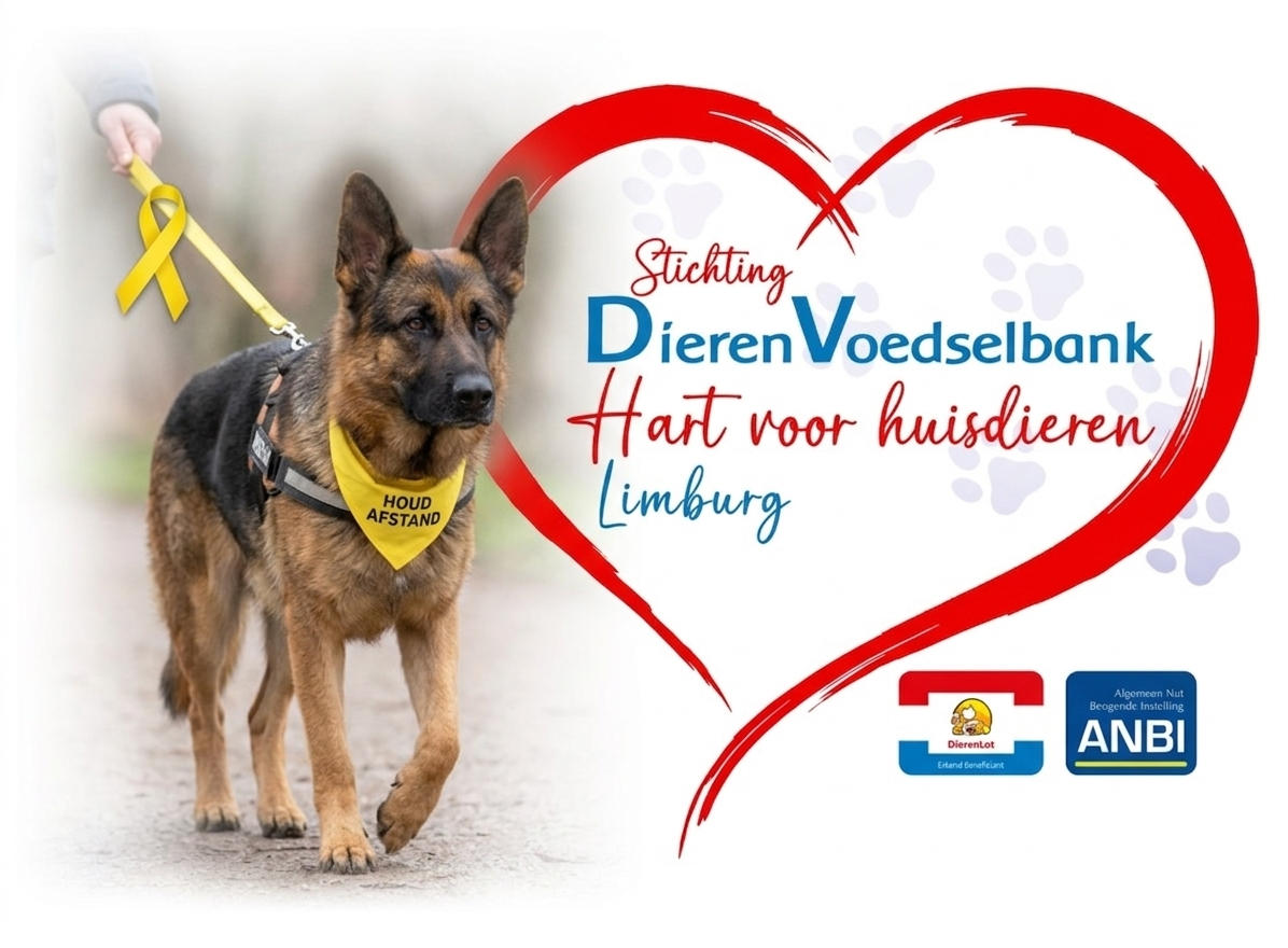 Hond & geel lintje