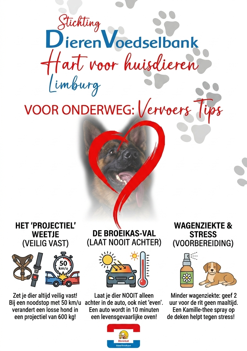 Hond in de auto